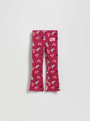 Reserved - Legginsy Minnie Mouse - bordowy