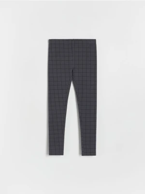 Zdjęcie produktu Reserved - Legginsy w kratę - ciemnoszary