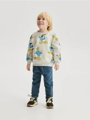 Reserved - Legginsy z efektem sprania - granatowy