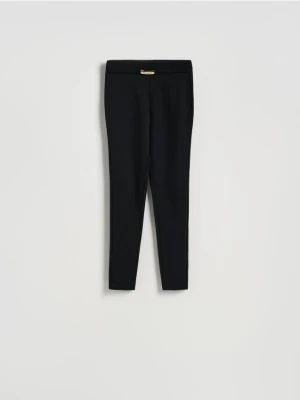 Reserved - Legginsy z paskiem - czarny