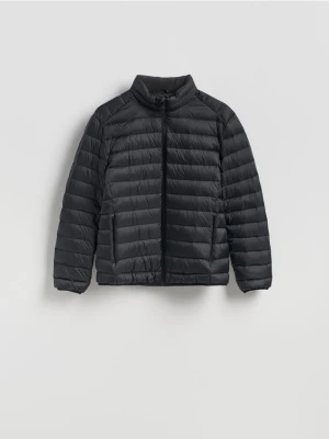 Reserved - Lekka pikowana kurtka puchowa - czarny