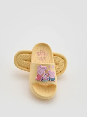 Reserved - Lekkie klapki Świnka Peppa - jasnożółty