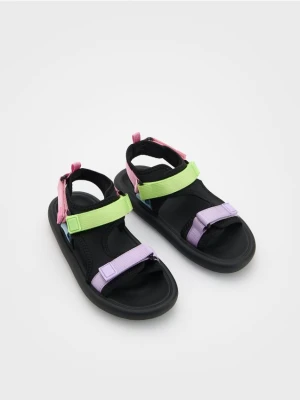 Reserved - Lekkie sandały na rzep - wielobarwny