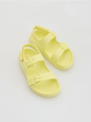 Reserved - Lekkie sandały z pianki Eva - jasnożółty