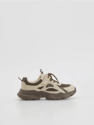 Reserved - Lekkie sneakersy - ciemnobrązowy
