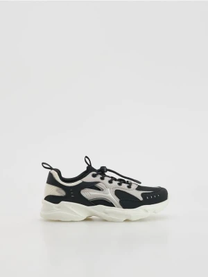 Reserved - Lekkie sneakersy - czarny
