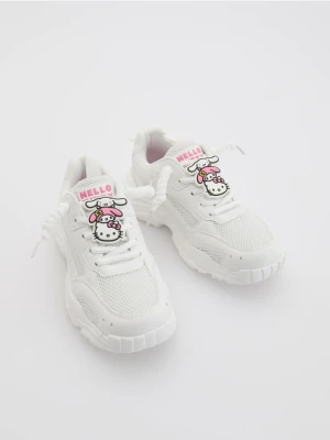Reserved - Lekkie sneakersy Hello Kitty - biały