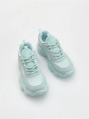 Reserved - Lekkie sneakersy - jasnozielony