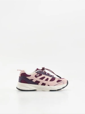 Reserved - Lekkie sneakersy z łączonych materiałów - wielobarwny