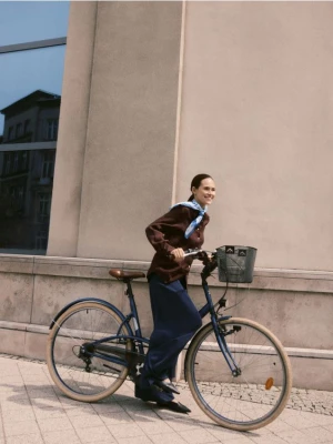 Reserved - Lniana koszula - brązowy