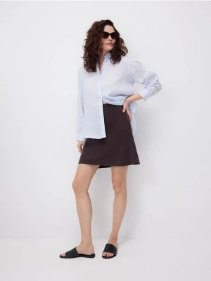 Reserved - Lniana koszula - jasnoniebieski