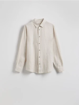 Zdjęcie produktu Reserved - Lniana koszula regular fit - beżowy