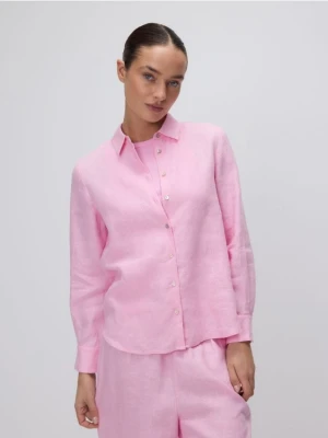 Zdjęcie produktu Reserved - Lniana koszula - różowy