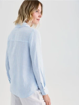 Reserved - Lniana koszula - wielobarwny