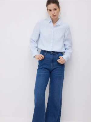 Reserved - Lniana koszula - wielobarwny