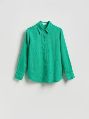 Reserved - Lniana koszula - zielony