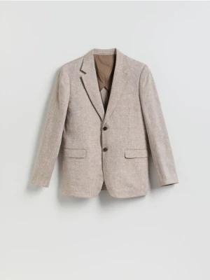 Reserved - Lniana marynarka regular fit - wielobarwny