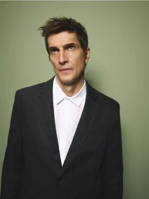 Reserved - Lniana marynarka slim fit - ciemnobrązowy