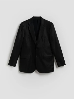 Reserved - Lniana marynarka slim fit - czarny