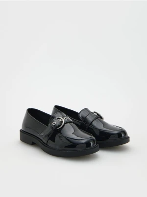 Zdjęcie produktu Reserved - Loafersy z klamrą - czarny