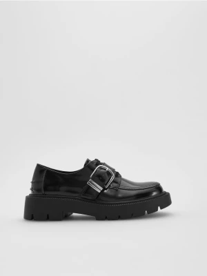Reserved - Loafersy z klamrą - czarny