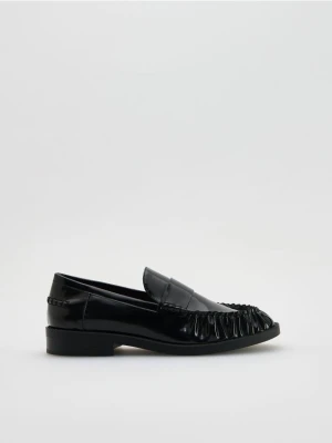 Reserved - Loafersy z przeszyciami - czarny