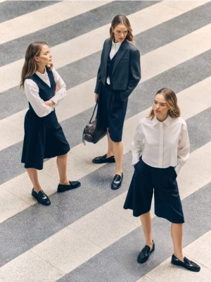 Reserved - Loafersy z przeszyciami - czarny