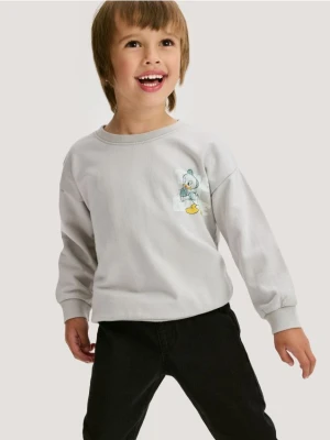 Reserved - Longlseeve Kaczor Donald - ciemnoszary