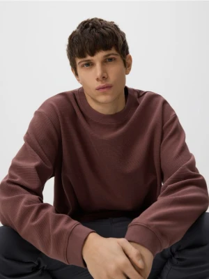 Reserved - Longsleeve boxy - jasnofioletowy