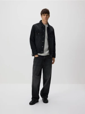 Reserved - Longsleeve boxy - szary