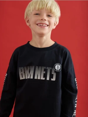 Reserved - Longsleeve Brooklyn Nets NBA - czarny