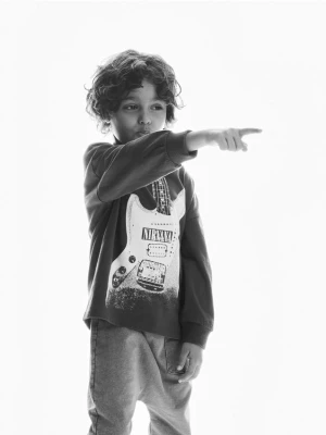 Zdjęcie produktu Reserved - Longsleeve Nirvana - ciemnoszary