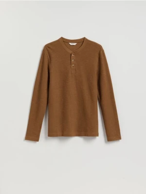 Reserved - Longsleeve regular - karminowy