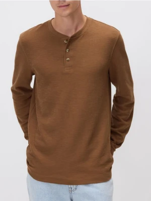 Reserved - Longsleeve regular - karminowy