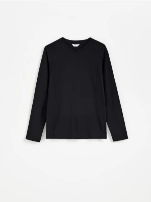 Reserved - Longsleeve slim fit - czarny