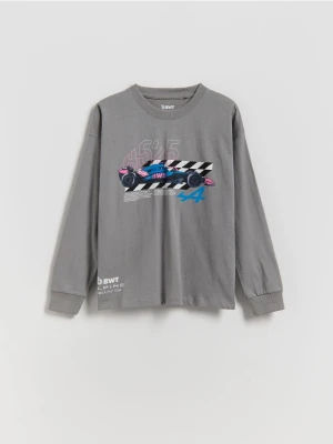 Reserved - Longsleeve Team Alpine F1 - ciemnoszary