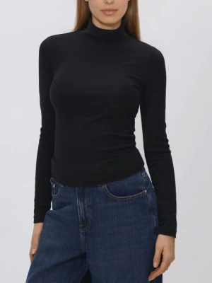 Reserved - Longsleeve z golfem - czarny