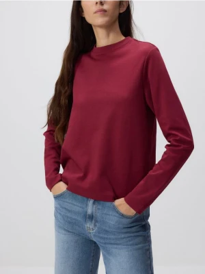 Zdjęcie produktu Reserved - Longsleeve z merceryzowanej bawełny - różowy