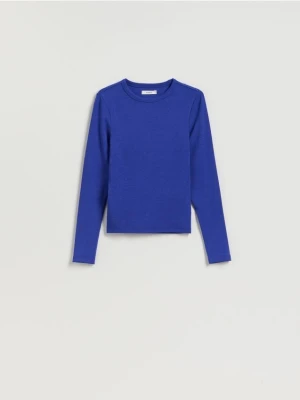 Reserved - Longsleeve z modalem - niebieski