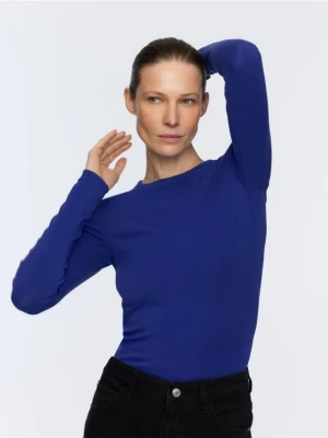 Zdjęcie produktu Reserved - Longsleeve z modalem - niebieski