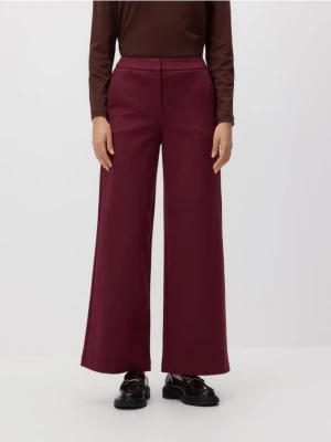 Reserved - Luźne spodnie - bordowy