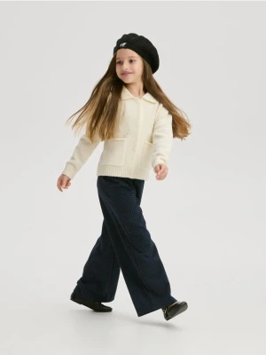 Reserved - Luźne spodnie w kratę - wielobarwny