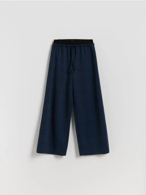 Reserved - Luźne spodnie w kratę - wielobarwny