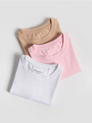 Reserved - Luźny t-shirt 3 pack - wielobarwny