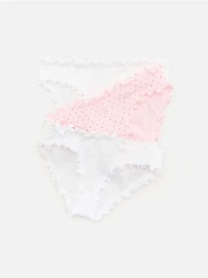 Reserved - Majtki 3 pack - biały