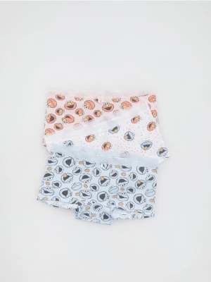 Reserved - Majtki 3 pack Ulica Sezamkowa - wielobarwny