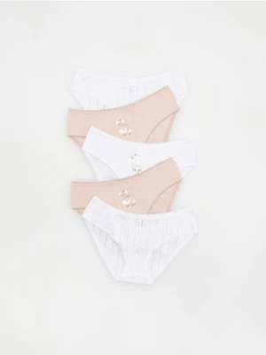 Reserved - Majtki 5 pack - biały