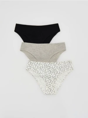 Reserved - Majtki typu figi 3 pack - czarny