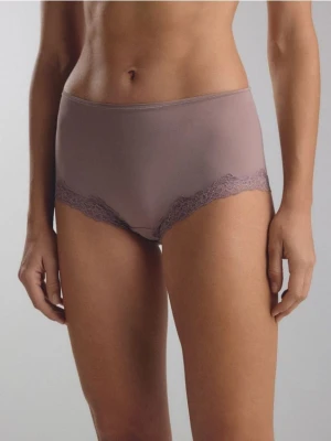 Reserved - Majtki typu hipster - brązowy