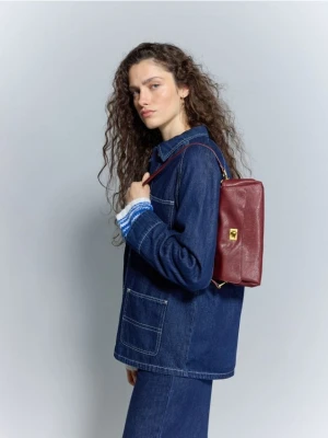 Reserved - Mała torebka na ramię - bordowy